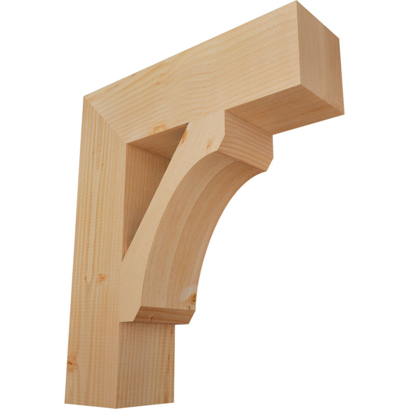 Support en bois rustique Legacy Block, Sapin de Douglas, Lisse, H 26 po x l 5,5 po x P 22 po