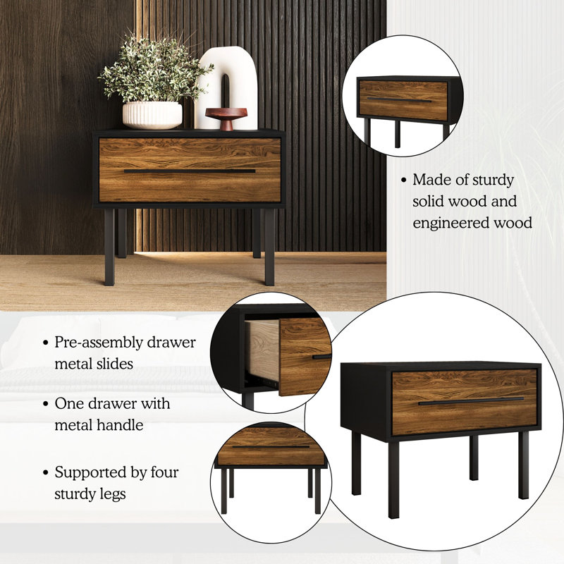 Keven Nightstand, Brown