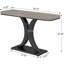 Console compacte, table de vestibule de style industriel moderne, table de canapé robuste