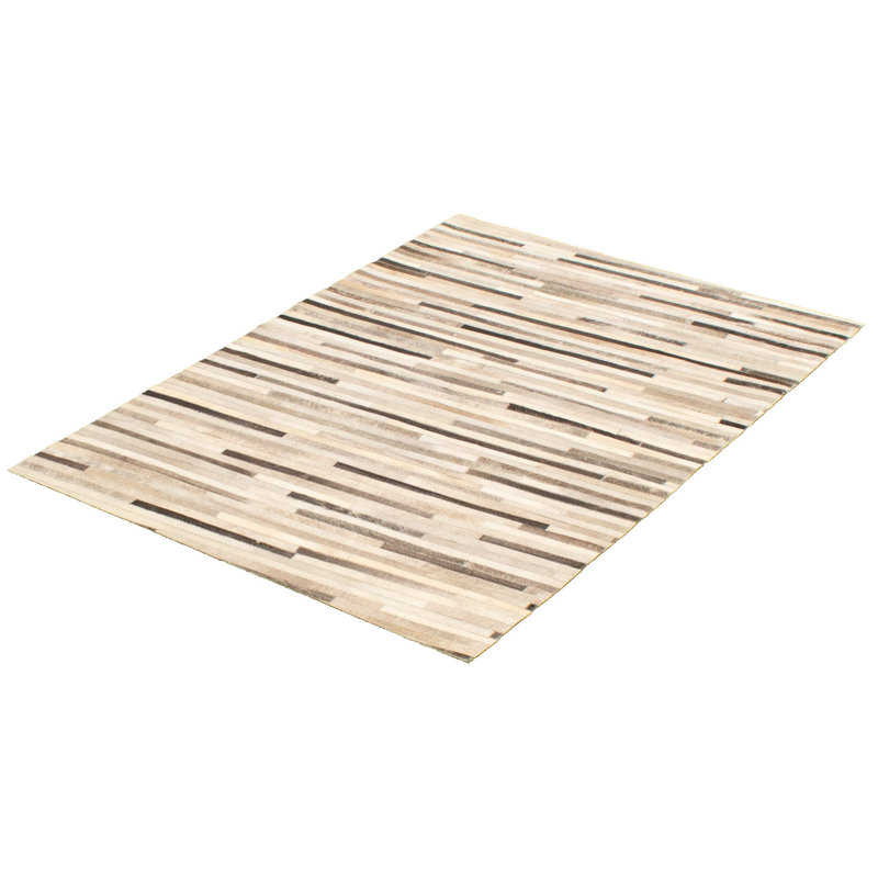 Cowhide Striped Indoor Rug