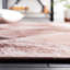 Tapis brun clair / brun en polyester tissé à la machine Cahoe-353221995