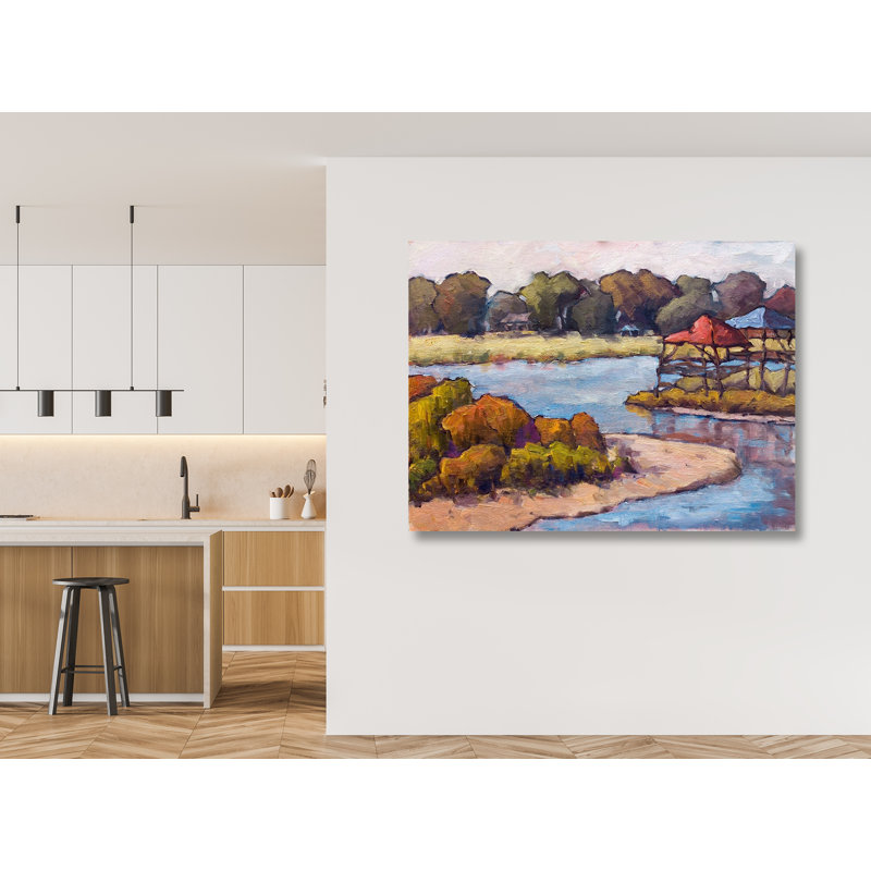 Funky Marsh - reproduction d'artiste sur toile, H 36 po x l 48 po x P 2 po, Unframed
