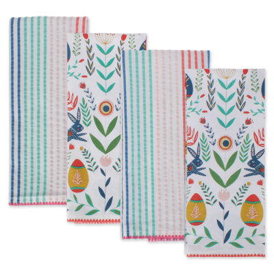 Teatowel de jardin de pâques