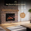 Uptown Infrared Electric Fireplace Insert Heater, Compatible with Alexa & Google Home-932241975