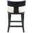 Sedia Upholstered Cotton Blend Counter Stool with Solid Wood Frame
