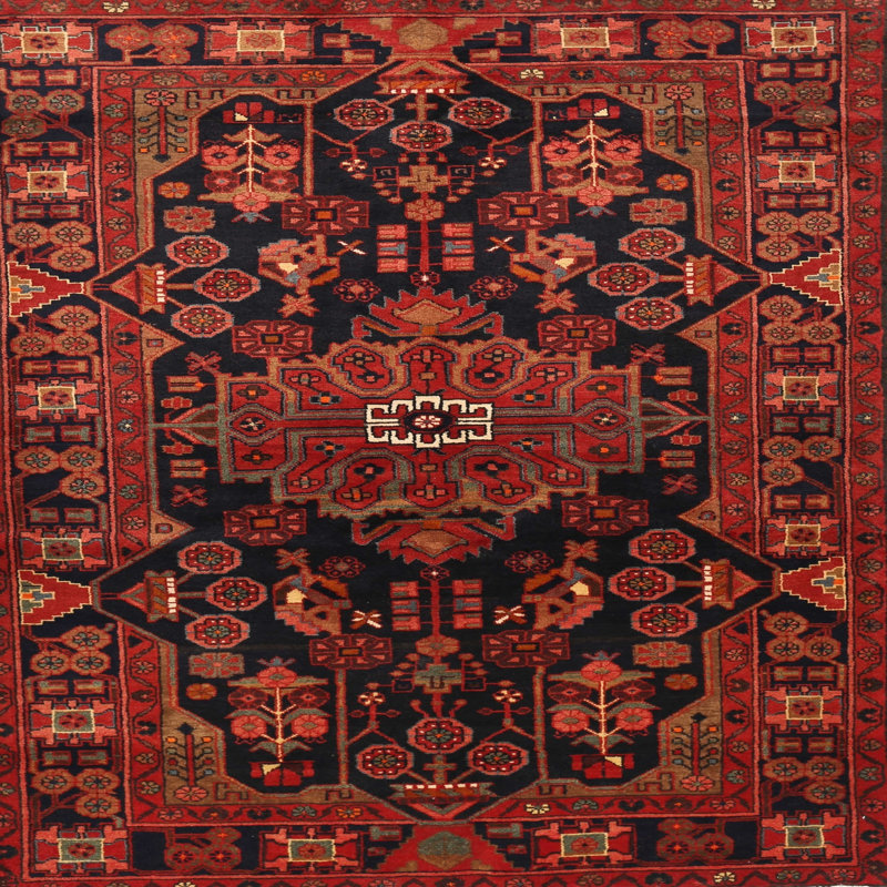 Southwestern Indoor Rug, Round 7'