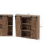 Armoire de salle de bain murale l 29,5 po avec portes de grange coulissantes Loretto