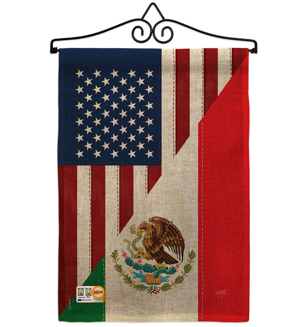 Double Sided 18.5'' H x 13'' W Burlap Garden Flag Trinx