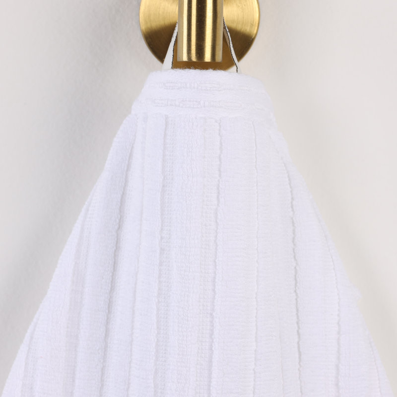 Ensemble de 4 serviettes de bain Keshayla, Blanc
