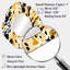«Mont Feline Grace Cheetah Print», grand miroir mural asymétrique imprimé animal, miroir décoratif de forme unique noir, impression d'art en métal-107229962