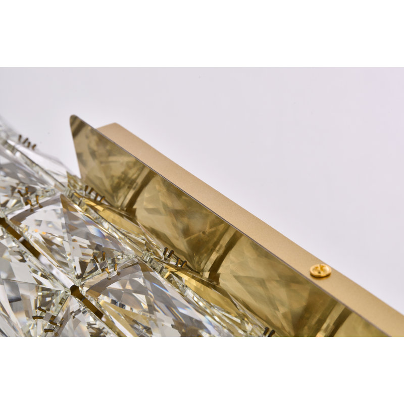 Ultan Dimmable LED Vanity Light, Gold, 5" H x 30" W x 4" D