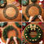 Lot de 12 cadres de couronne en métal vert de 16 pouces, solides anneaux de couronne en fil de fer soudé, cadre et support de couronne pour la fabrication de couronnes à faire soi-même, les loisirs créatifs de Noël et des fêtes.-1127043405