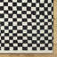 Damier Wool Patchwork Area Rug-545641593