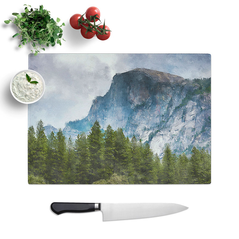 Yosemite National Park Vol.2 Painting Chopping Board, 0.4cm H x 20cm W x 28.5cm L