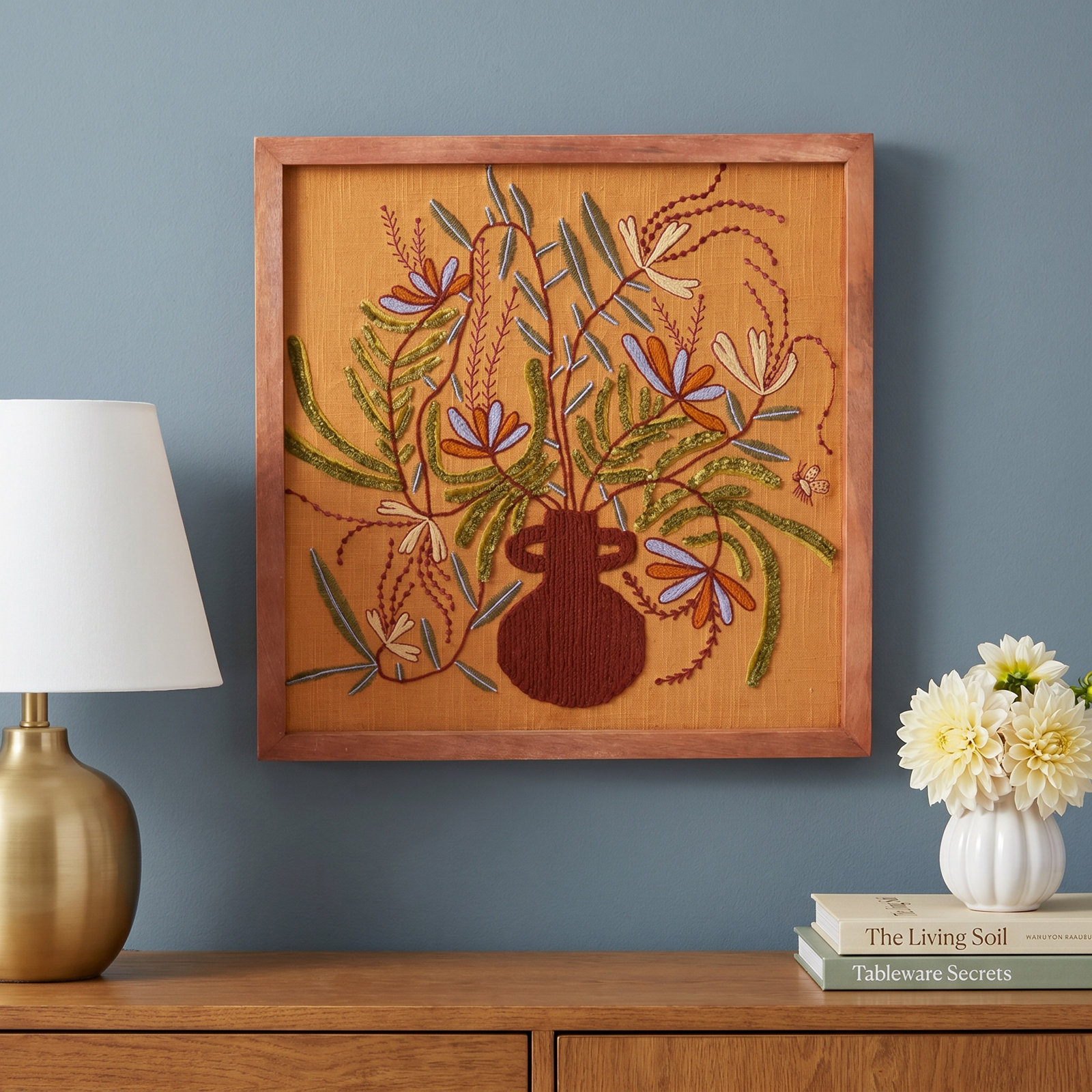 Framed Textile Wall Art
