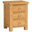 Dover 45 cm W Bedside Table