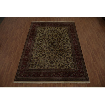 Bloomsbury Market Luxurious All-Over Rug with Intricate Floral Patterns 9x13