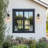 1-Light Black Motion Sensor Outdoor Sconce Light Wall Lantern Mount Sconce (Set of 2)