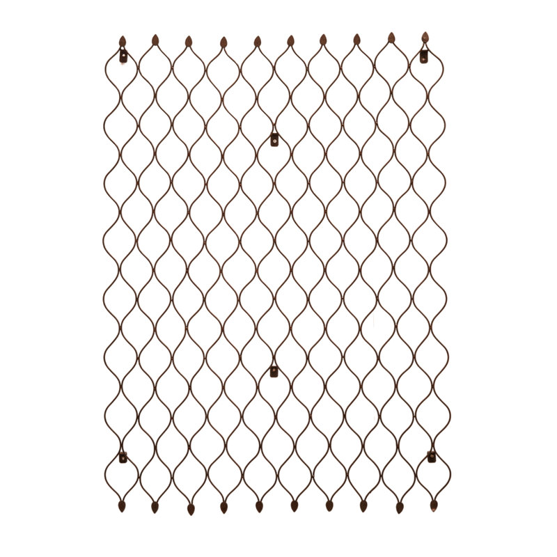 Outdoor Honeycomb Trellis Bronze H100cm W78cm, Bronze