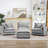 102 Inch L Shaped Upholstered Sofa