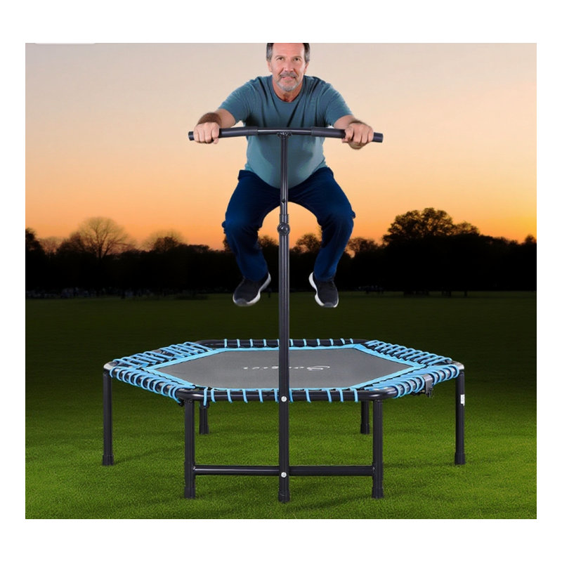 Trampoline d'exercice, rebondisseur portable pliable