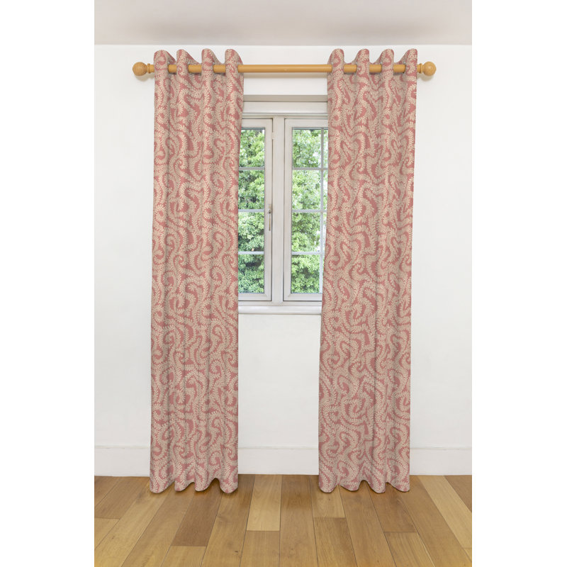 Holoman Blackout Curtain Pair, Width 116 x Drop 228cm, Blush Pink