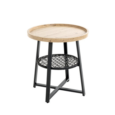 Bertok Frame Circular Side Table
