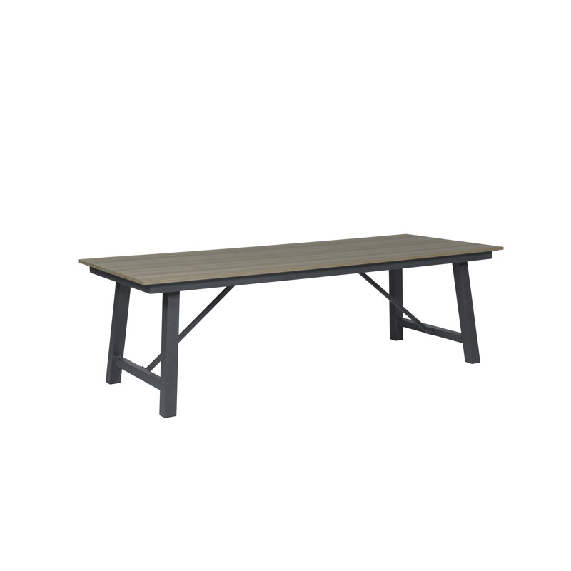 Goble Rectangular Outdoor Dining Table , 250cm cm W 100cm cm D, Teak, 74cm H x 250cm L x 100cm W