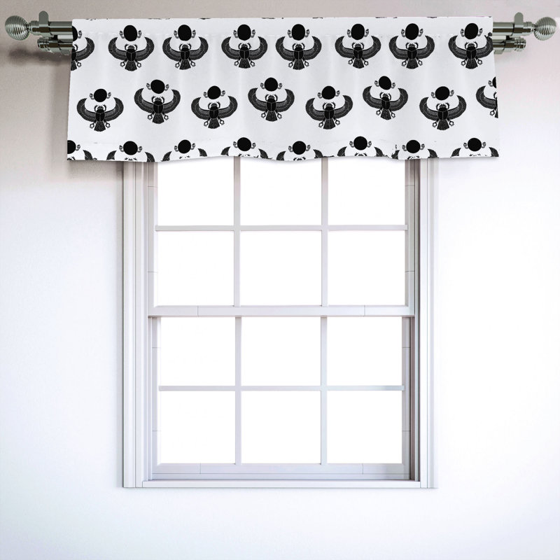 Sateen Ruffled Window Valance