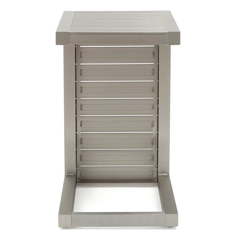 Table d'appoint en aluminium pour jardin - Rouille - Patio - Traitement