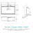 Drop In Waterfall Kitchen Sink - 33X22" Black Composite Granite Quartz Single Bowl Workstation Kitchen Sink With Pull-Out Faucet