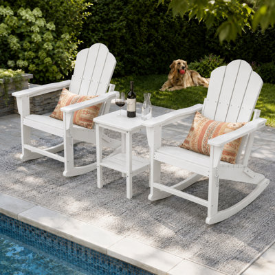 Chaise Adirondack pliante en PEHD