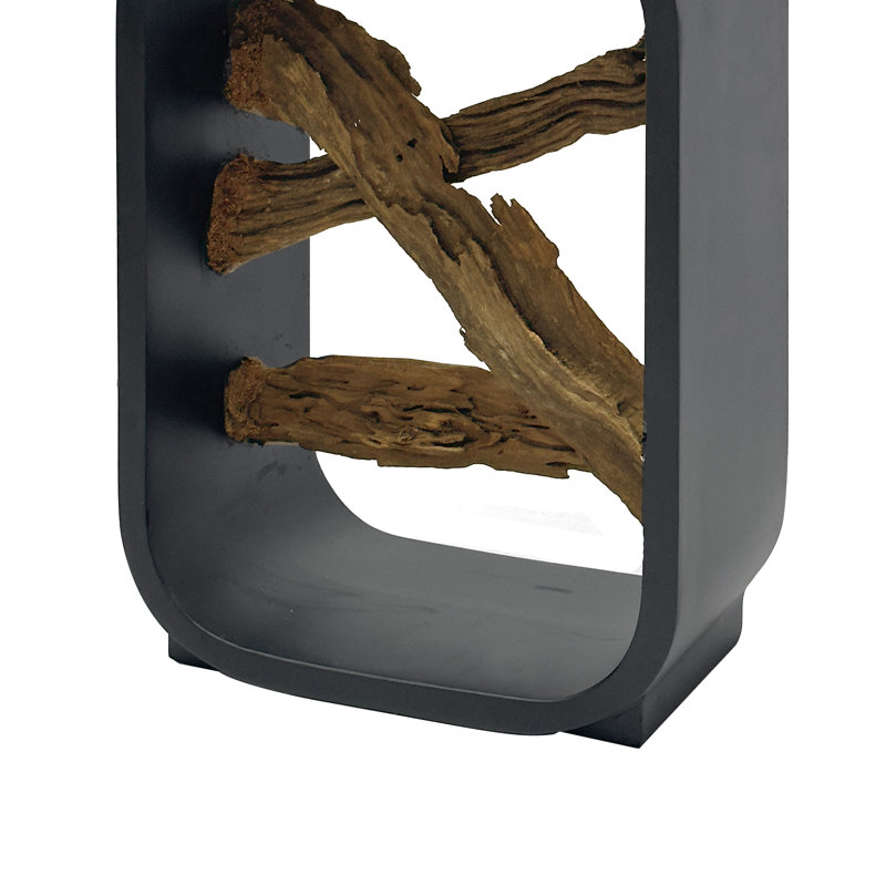 Lampe de table Danford - 63,5 cm (25 po) - Finition bois Danford et noire