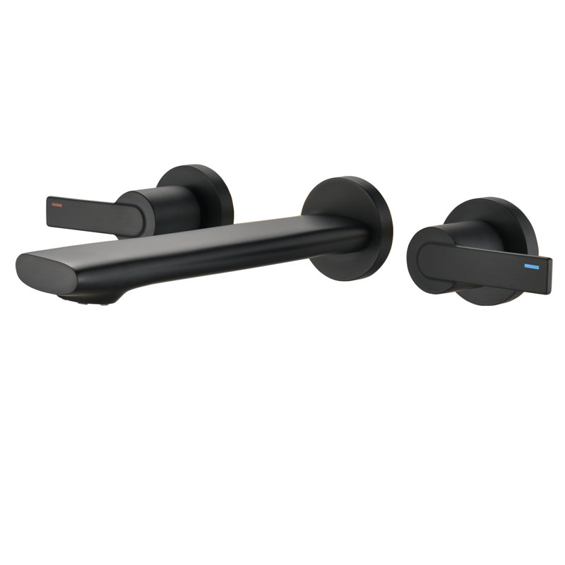 Wall Mounted Optional 2-handle Bathroom Faucet