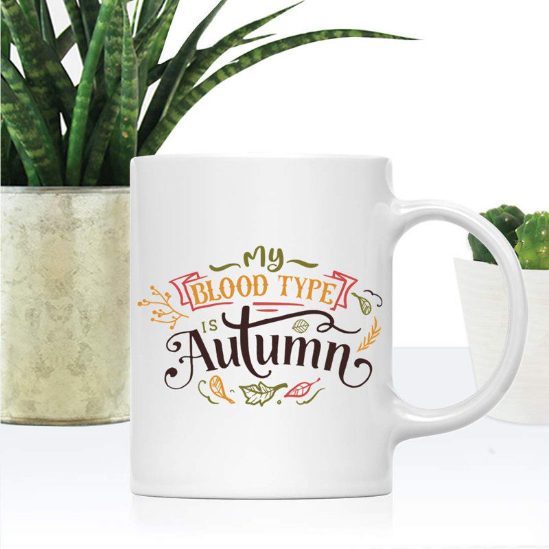 Mon type de sang est une grande tasse à café d’automne Itzel