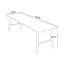 Bureau moderne et simple en bois massif-111866810