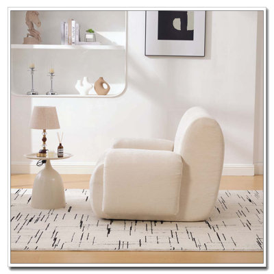 Chaise d'appoint moderne rembourrée