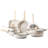 19 Piece Pots and Pans Set Granite Nonstick Kitchen Cookware Induction-116166208