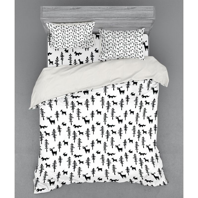 Rustic Polyester Duvet Cover, Queen Duvet Cover + 3 Additional Pieces