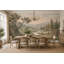 Papier peint paysage champêtre de rivière, fresque murale vintage-1052520353-1052520363
