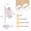 1-Light White Table Lamp