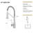 CUPC Certified 19" Single Handle Kitchen Faucet-120973896