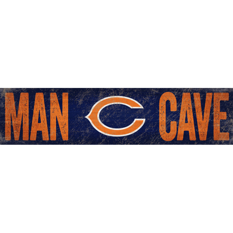 Wall Decor on Wood, Chicago Bears