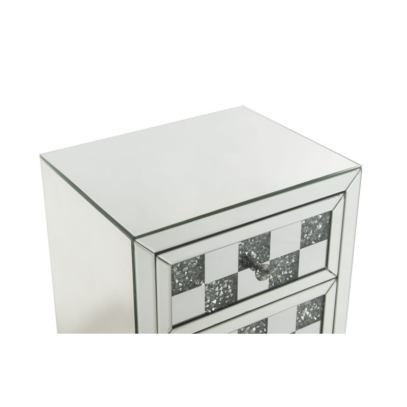 Table d'appoint en miroir Noralie