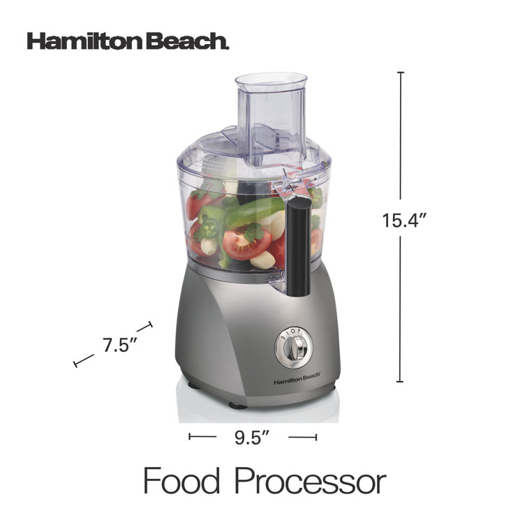 Hamilton Beach® 10 Cup Food Processor 6 Functions Black