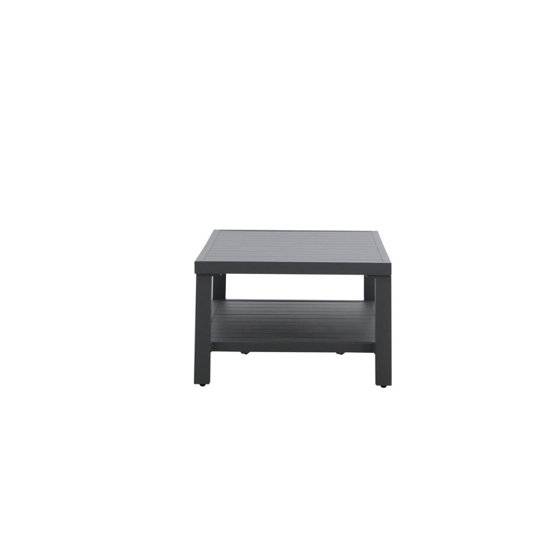 Ensemble de patio en osier et tissu 2 pièces Carlisa, gris