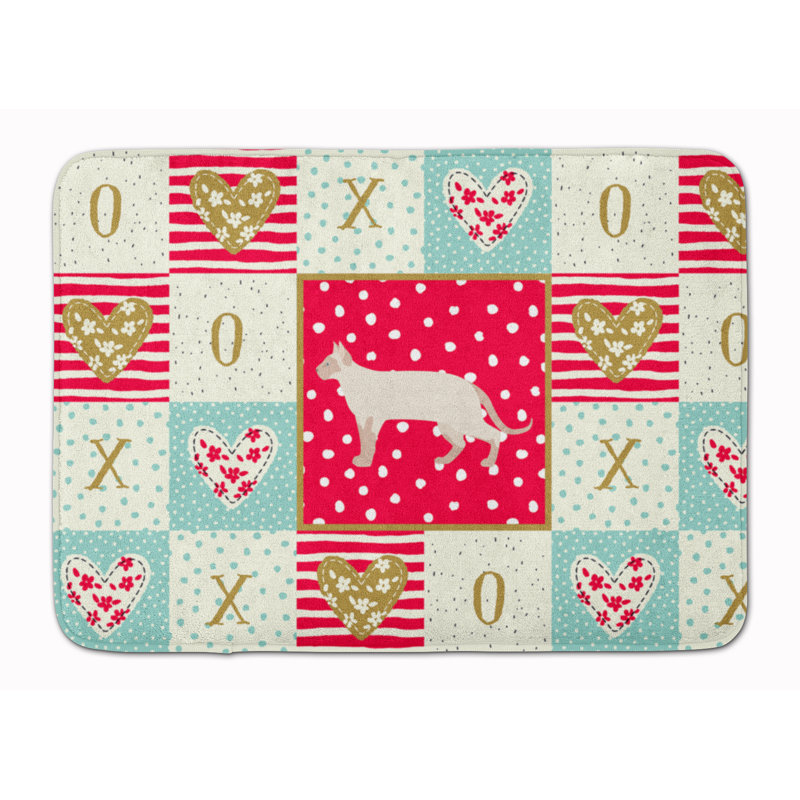 Tapis de cuisine à mousse mémoire cat love Charvi, Tonkinois 2
