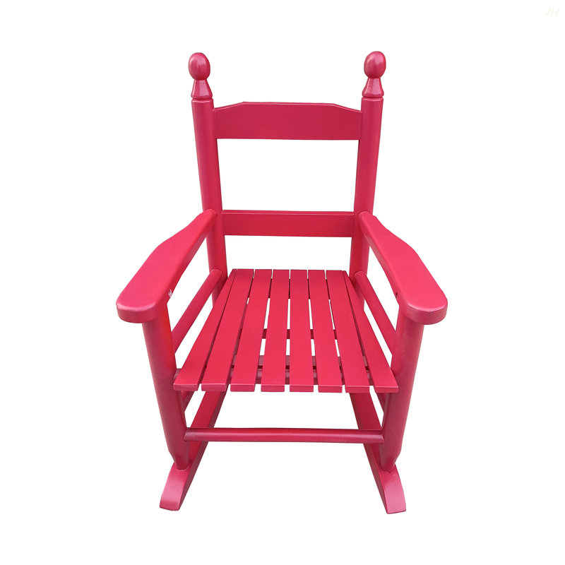 Children's Rocking Rose Red Chair- Indoor Or Outdoor -Suitable For Kids-Durable, Rose Red