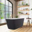 Baignoire de trempage autoportante en acrylique L 59 po x l 29 po-75692753