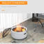 Round Iron Wood Burning Smokeless Fire Pit